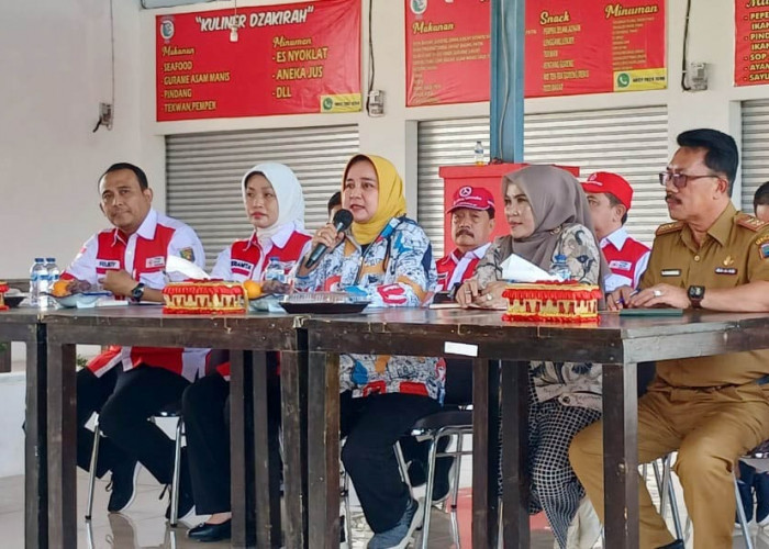 Riana Pantau Persiapan Jumbara di Kalianda