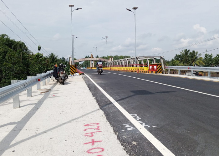 Jembatan Way Sekampung di Jalinsum Natar - Tegineneg Rampung Dikerjakan Awal Tahun 2024