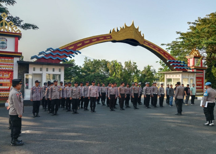 Tingkatkan Pengamanan, Polres Lampung Selatan Pastikan Aksi Buruh Berlangsung Damai