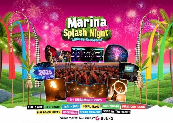 Siap-siap! Marina Splash Night 2026 Bakal Bikin Malam Tahun Baru Kalian Pecah Abis