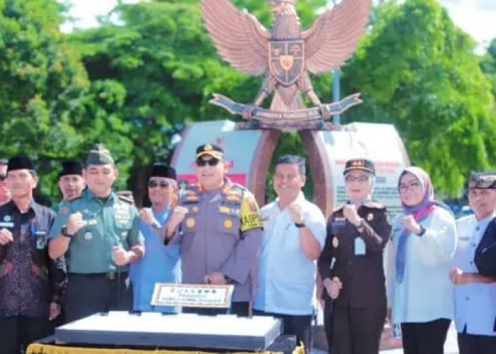 Kapolres Lampung Selatan Launching Kelurahan Pemilu Damai, Ciptakan Pemilu Aman dan Kondusif 