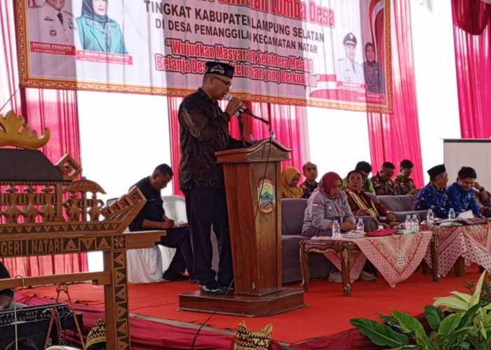 Pemkab Lampung Selatan Apresiasi Kesiapan Desa Pemanggilan Ikuti Lomba Desa Tingkat Kabupaten 