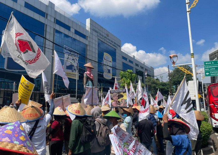 LBH Bandar Lampung Dampingi Petani Lampung Gruduk Menteri ATR/BPN