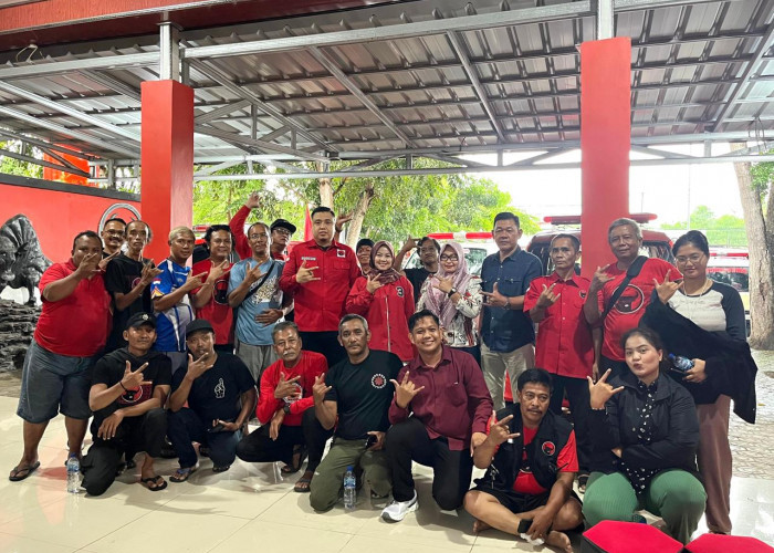 Jalankan Misi Kemanusiaan Dari Sumbar, Dapat Sambutan Hangat di DPC PDI Perjuangan Lampung Selatan