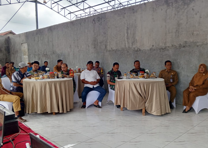 Dandim 0421/LS, Pemdes dan Pengurus Koprasi Krawang Sari Gelar Zoom Meeting Capaian Pembangunan Gedung KDMP