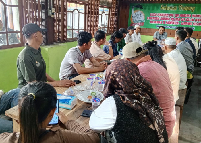 DPD Tani Mardeka Indonesia Kabupaten Lampung Selatan Gelar Rapat Calon Pengurus