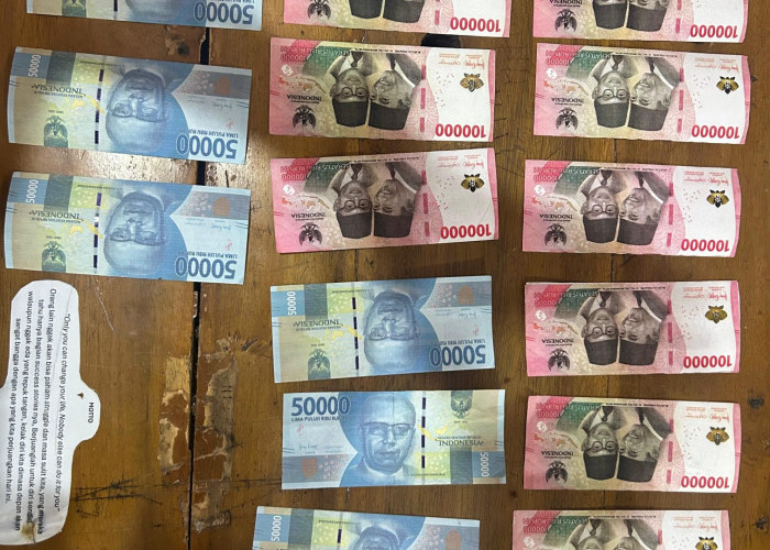 Pelaku Pengedar Uang Palsu di Kecamatan Natar Diamankan 