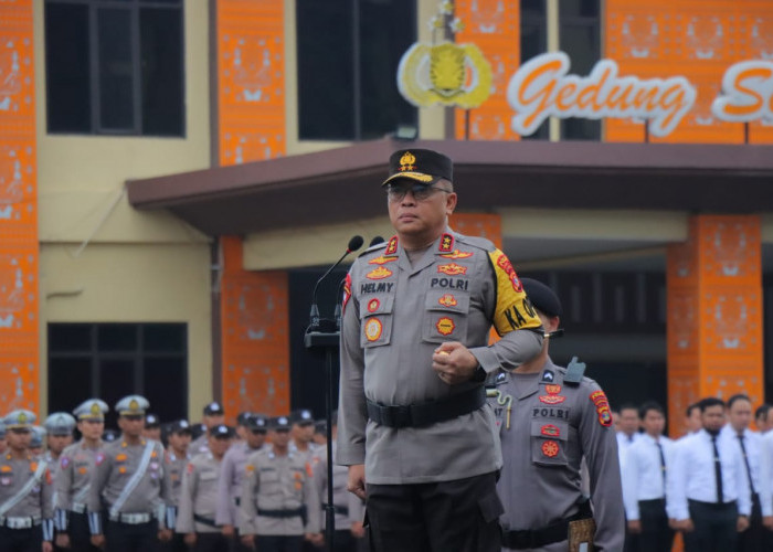 Pimpin Apel Pagi, Kapolda Ucapan Selamat Hari Kartini Untuk Polwan Polda Lampung dan Jajaran