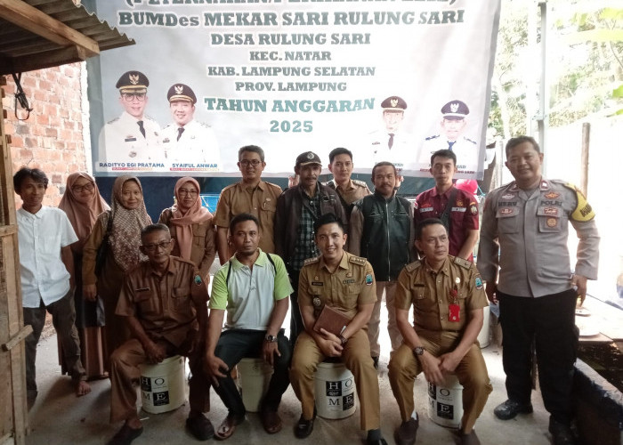 Desa Rulung Sari Launching BUMDes Budidaya Ikan Lele & Kebun Jagung, Kades : Harus Berhasil Bismillah Bisa