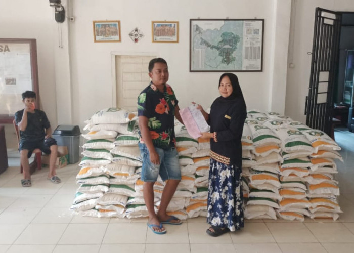 Beras Bantuan Pangan dari Pemerintah di Lampung Selatan Siap Dibagikan 