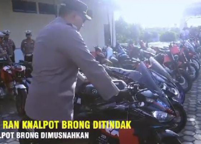 Deklarasi Zero Knalpot Brong, Kapolres: Melanggar UU 