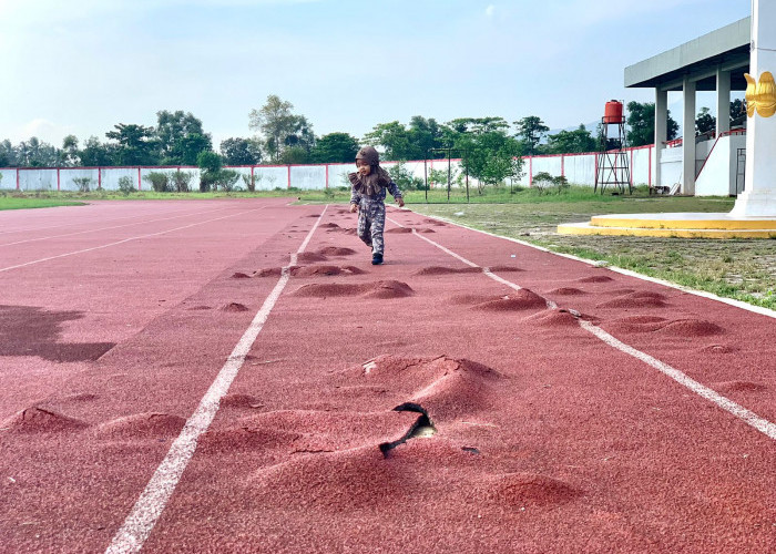 Joging Trek di Stadion Jati Mulai Rusak, Yespi: Harusnya Ditangani Kadis yang Lama