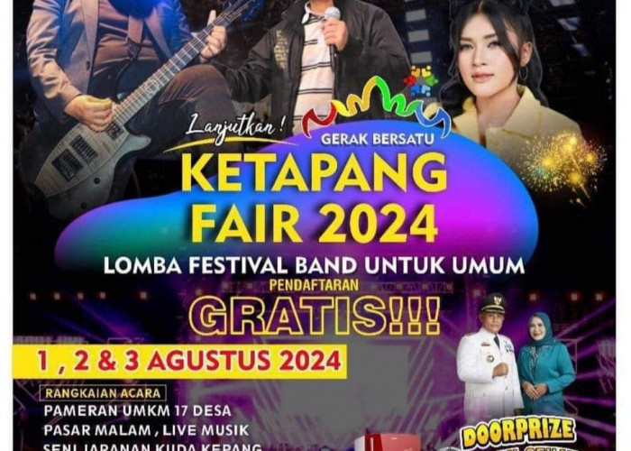 Saksikan Ketapang Fair 2024 di Lapangan Desa Sidoasih, Ajang Pameran UMKM dan Pentas Seni