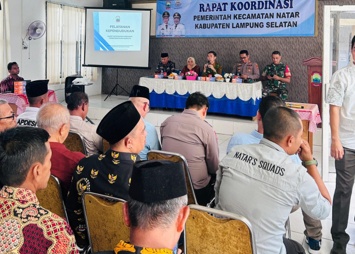Disdukcapil Lamsel Jalin Kerjasama Dengan 26 Desa di Natar Untuk Pelayanan Cetak KTP Langsung di Desa