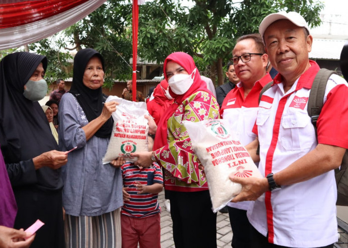 Kerjasama Pemkot dan INTI, 3,5 Ton Beras Dibagikan ke Masyarakat Kecamatan Bumi Waras