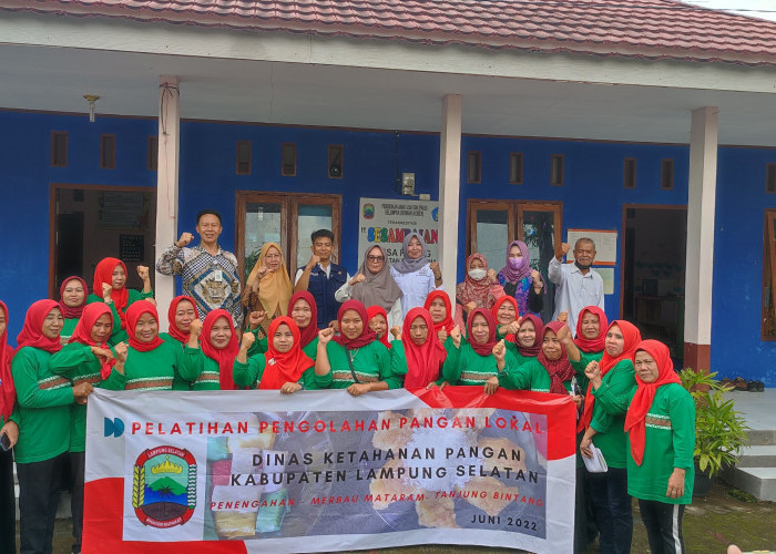 DKP Lamsel Perkuat Ketahanan Pangan Melalui Program P2L