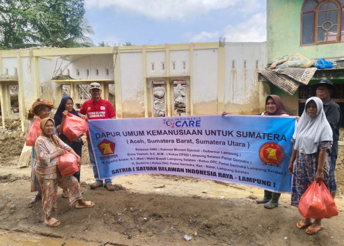Satria Lampung Bersama Indonesia Care Melaksanakan Aksi Kemanusiaan Bencana Sumatera