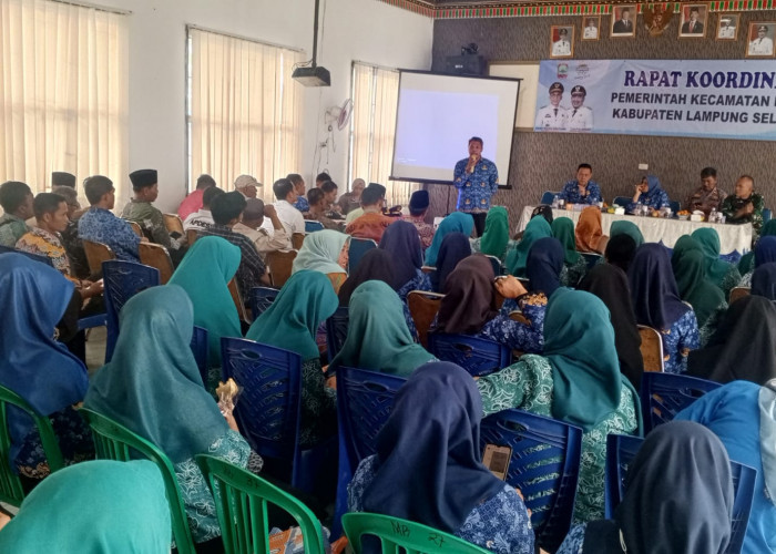 Rakor Bulanan Kecamatan Natar, Ajak Semua Pihak Kolaborasi Majukan Lampung Selatan