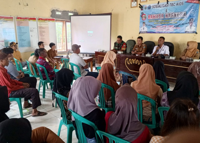 Gandeng BNN dan Polri, 26 Desa di Kecamatan Natar Gelar Sosialisasi Bahaya Narkoba 