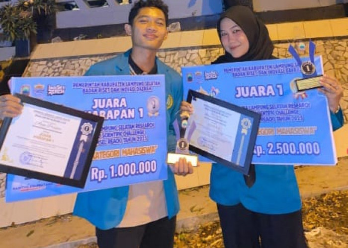 Mahasiswa UM Kalianda Sabet Gelar Juara di Lamsel Research 2025