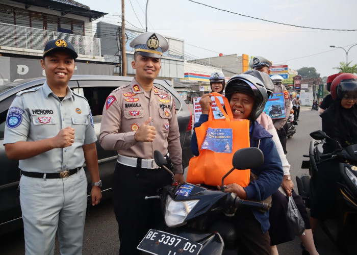 Polres Lampung Selatan Gelar Kegiatan Gebyar Keselamatan Berlalu Lintas, Ini Tujuannya!