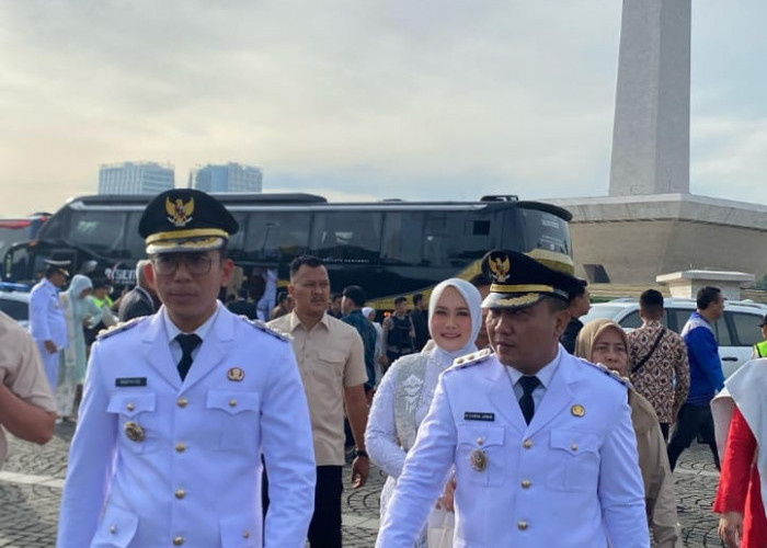 Presiden Prabowo Subianto Lantik Bupati dan Wakil Bupati Lampung Selatan Radityo Egi Pratama -  Syaiful Anwar 