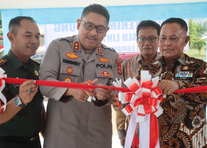 Tiga Gedung Baru Milik Polres Lamsel Resmi Beroperasi Hari Ini