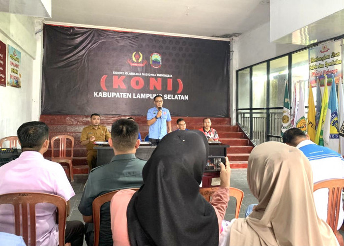 Rapat Perdana, KONI Lampung Selatan Bahas Dua Agenda Besar