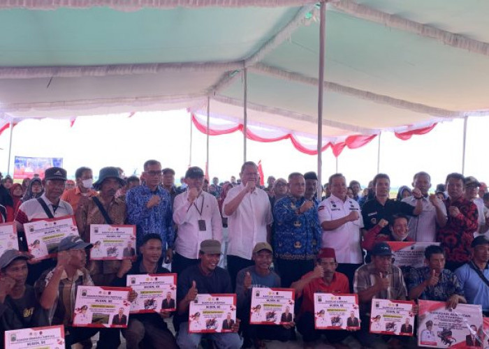 Sudin Datang ke Sragi, Sebut Lampung Selatan Masih Kekurangan Mesin Panen