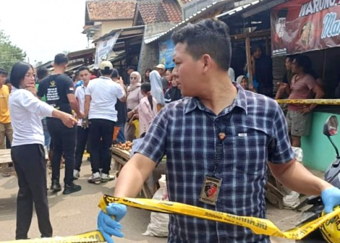 Motif Pembunuh di Pasar Sukaraja Gedong Tataan Pesawaran, Pelaku Cembur Lihat Korban Ngobrol Dengan Istrinya 