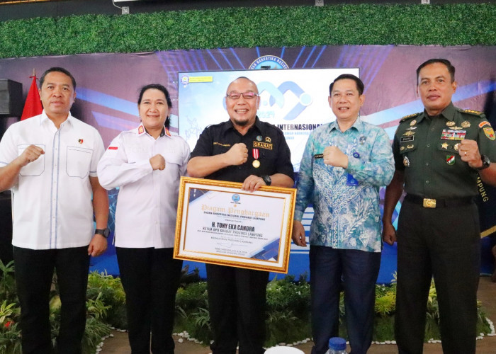 Berperan Aktif Wujudkan P4GN, GRANAT Lampung Kembali Meraih Penghargaan BNN.