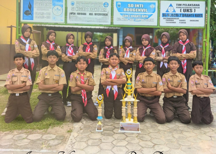 Selain Juara Renang Tingkat Provinsi Lampung, SDN 2 Branti Raya Juara 1 LKBB Tingkat Nasional 