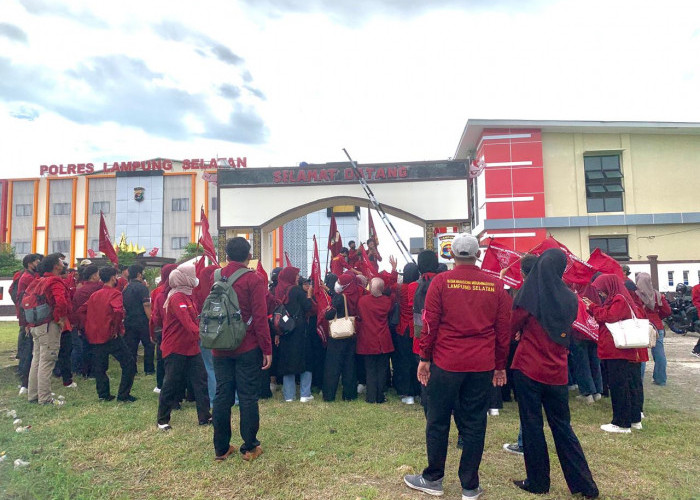 IMM Sampaikan Aspirasi ke Mapolres Lampung Selatan, Kabid Humas: Kami Hargai Semangat Mahasiswa