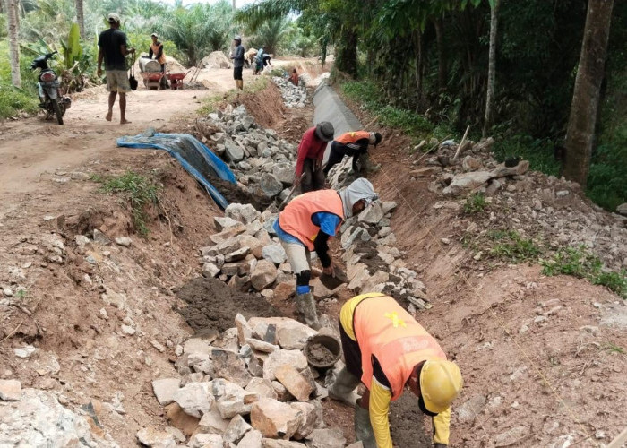 Dapat Antensi Warga, CV. Saloi Pitu Tanggap Benahi Proses Pengerjaan Irigasi