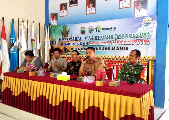 Desa Hara Banjarmanis Jadi yang Pertama Bentuk Koperasi Desa Merah Putih