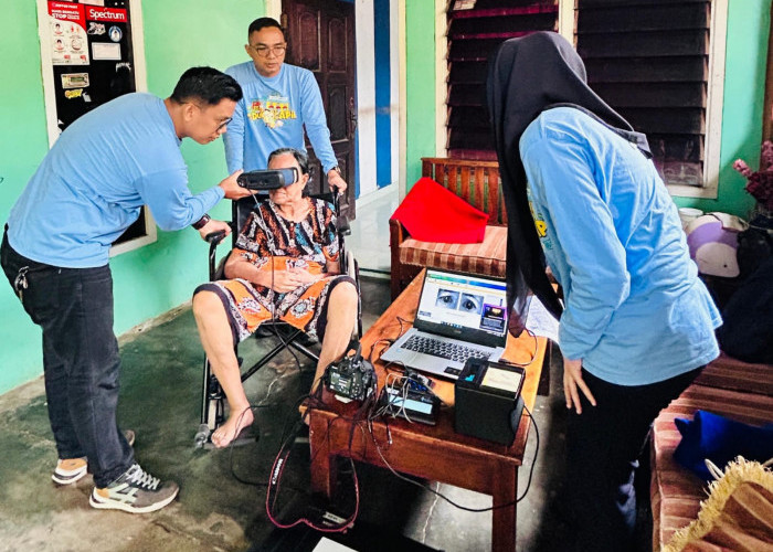 Disdukcapil Natar Lamsel Jemput Bola ke Desa Lakukan Perekaman KTP-el Untuk Lansia & Disabilitas 