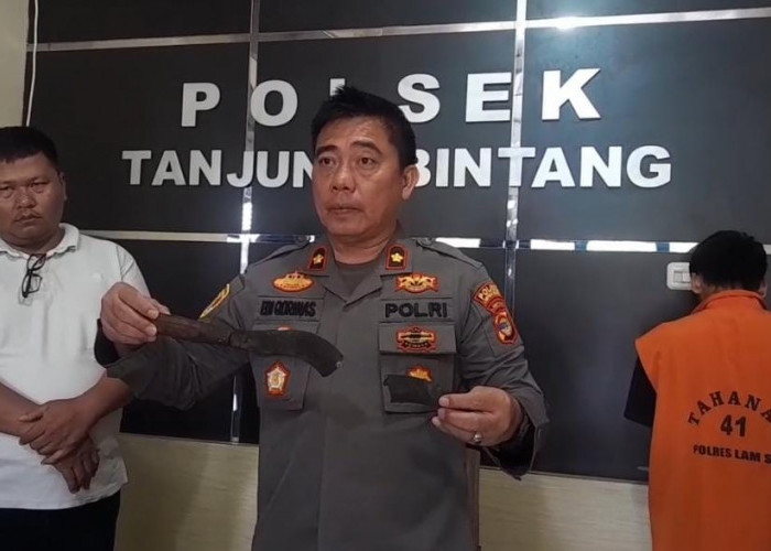 Cekcok Karena Bansos, Pelaku Pembacokan Kadus di Tanjung Bintang Diamankan