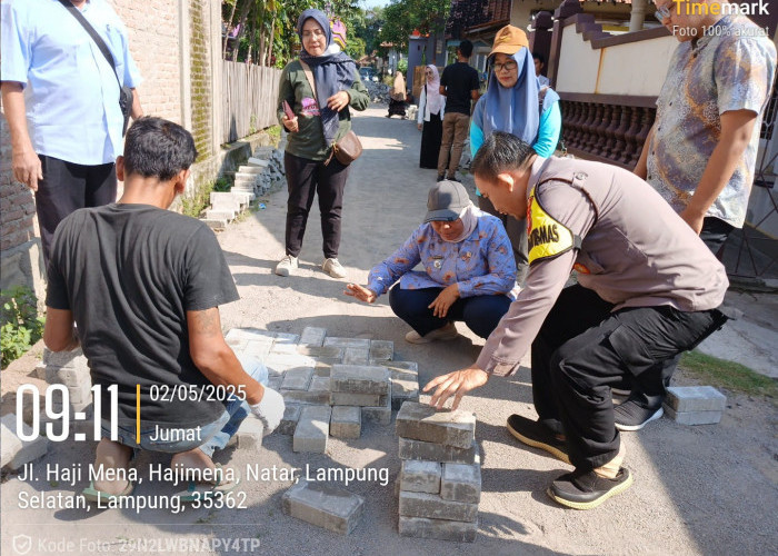 Anggarkan DD Tahap Pertama Rp89, 538, 000, Desa Hajimena Bangun Jalan 170 Meter