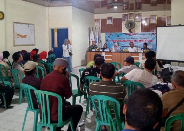 Komitmen Majukan Desa, Kepengurusan Koperasi Merah Putih & Bumdes Desa Merak Batin Ditetapkan 