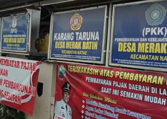 Pemerintah Desa Merak Batin Batah Adanya Mark Up Anggaran Baliho, Begini Penjelasan Lengkapnya