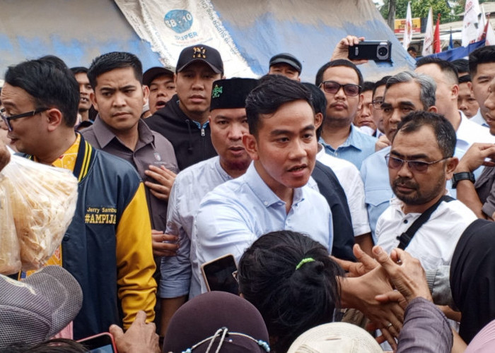 Gibran ke Lampung Kunjungi Pasar Natar, Ini yang Disampaikan