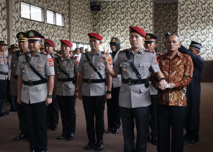 Empat jabatan Strategis Polres Lampung Selatan Resmi Berganti