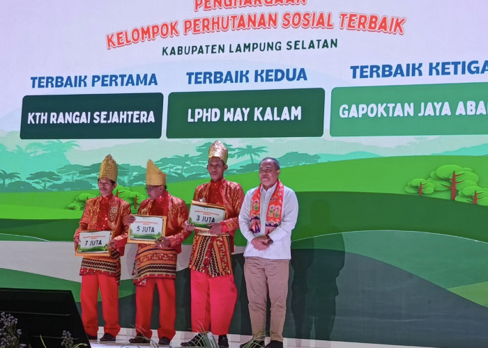 Keren! LPHD Way Kalam Raih Penghargaan Berprestise Dari Kemenhut