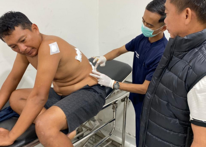 Polsek Tanjung Bintang dan Polres Lampung Selatan Buru Pelaku Pembacokan Pamong Desa di Tanjung Bintang