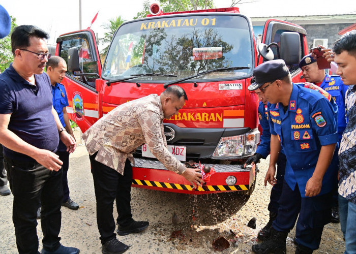 Tingkatkan Pelayanan, Pemkab Lampung Selatan Tambah Satu Unit Damkar