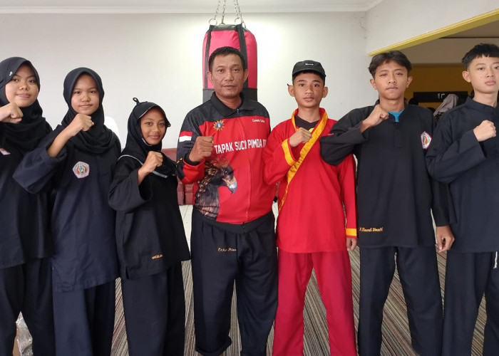 5 Atlit Pencak Silat SMPN 1 Natar Melaju ke Pinal Kejuaraan Lampung Begawi Pencak Silat Piala RMD