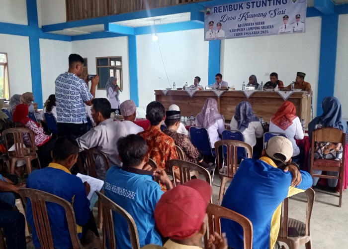 21 Desa di Kecamatan Natar Selesaikan Rembuk Stunting, Camat : Harus Bergandeng Tangan Wujudkan 0 Stunting 