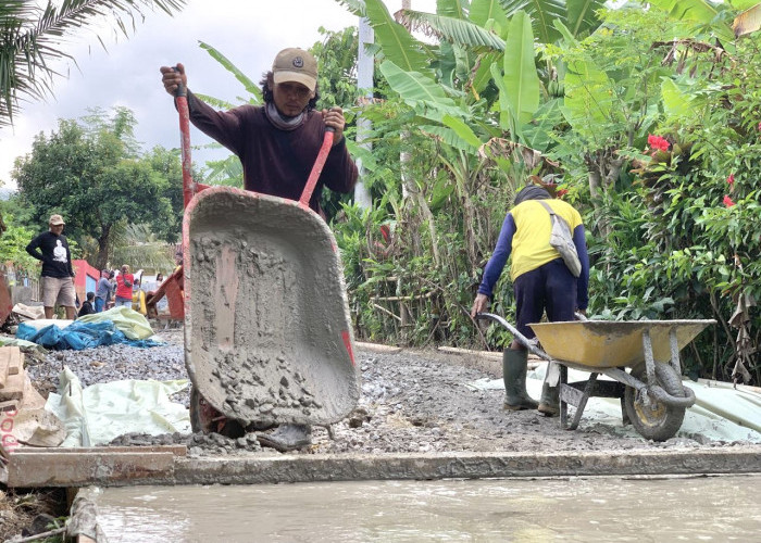 Pemdes Banjarmasin Kebut Pembangunan Infrastruktur di Wilayah Dusun