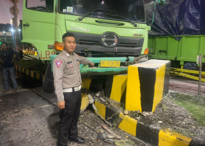 Lagi-lagi Kendaraan Rem Blong di Bakauheni, Beruntung Nihil Korban Jiwa