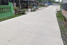 Masyarakat Kecewa Hasil Pekerjaan Jalan Simpang Las Desa Banjar Negeri Natar Banyak Retak 